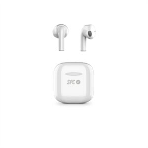 Auriculares micro spc zyon pro blanco bluetooth - estuche de carga - ipx4
