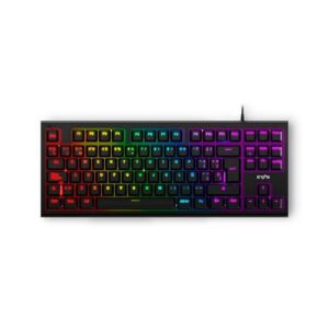 Teclado mecanico energy sistem esg k6 mechanik ne led rainbow - 88 teclas antighosting - xbox - ps4 - pc