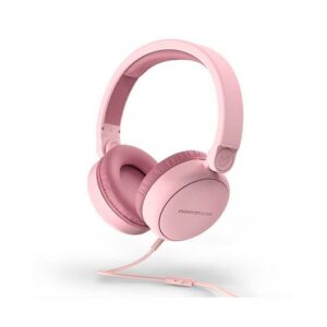 Auriculares micro energy sistem style 1 talk rosa circumaural - rotacion180 - audio in - cable desmontable