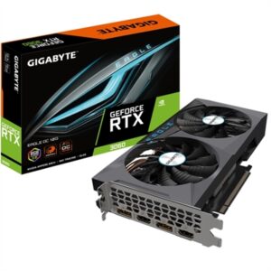 Tarjeta grafica gigabyte eagle rtx 3060 oc 12g ddr6 lhr 2 x displayport 2 x hdmi