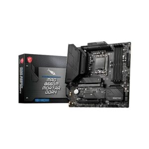 Placa base msi 1700 mag b660m mortar ddr4 m - atx - 4 x ddr4 - 6 x sata 6 - usb tipo c - usb + 4 x usb 2.0