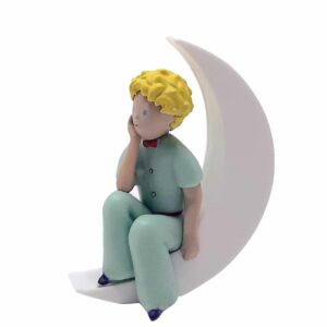 Figura plastoy series tv el principito el principito sentado en la luna pvc