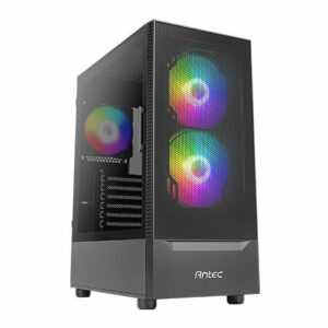 Caja ordenador gaming antec nx410 atx 2 x usb 2.0 1 x usb 3.2 sin fuente negro rgb