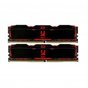 Memoria ddr4 goodram 16gb 2x8gb - 3000mhz - pc4 25600 - irdm negro - cl 16 - 1.35v