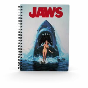 Libreta efecto 3d poster alternativo tiburon