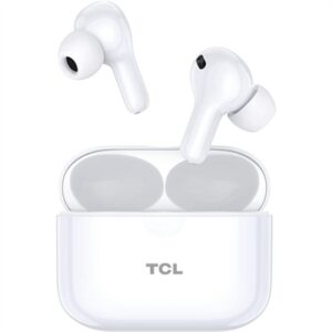 Auriculares inalambricos tcl s108 white + estuche de carga