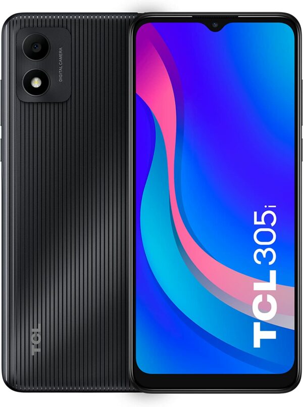 Telefono movil smartphone tcl 305i prime black 6.52pulgadas - 32gb rom - 2gb ram - 13 mpx - 5mpx - 4g