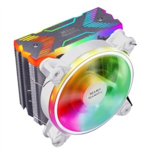 Ventilador disipador cpu mars gaming mcpux 120mm argb blanco