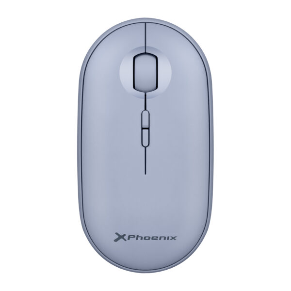 Phoenix rebble ratón inalambrico bluetooth o 24 ghz con receptor usb clic silencioso para portátil notebook pc chomebook mac