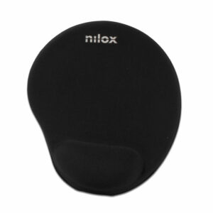 Alfombrilla raton nilox nxmpe01 ergonomica (25x22) negro