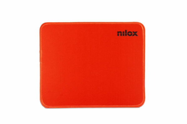 Alfombrilla raton nilox nxmp003 antideslizante (260x210x3) rojo