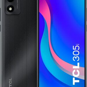 Telefono movil smartphone tcl 305i prime black 6.52pulgadas - 64gb rom - 2gb ram - 13mp - 5mp - lector huella