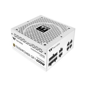 Fuente de alimentacion atx 650w thermaltake toughpower gf1 blanco - 80+ gold - full modular - ventilador 140mm