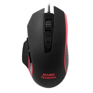 Mouse raton mars gaming mm018 optico usb 8 botones 4800ppp rgb negro