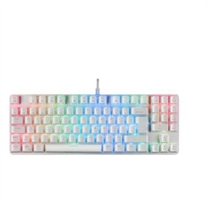 Teclado mars gaming mkrevoprowrpt rgb mecanico blanco portugues