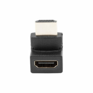 Adaptador lanberg hdmi macho - hdmi hembra angulo arriba negro