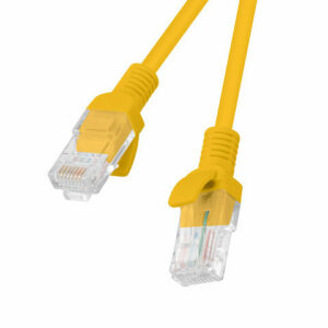 Latiguillo rj45 lanberg cat.6 utp 10m fluke passed naranja