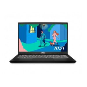 Portatil msi modern 15 b12m - 025xes classic black i5 - 1235u - 8gb - ssd 512gb - intel iris xe - 15.6pulgadas fhd - fdos