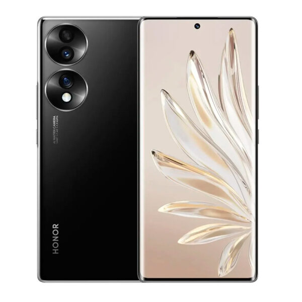 Telefono movil smartphone honor 70 midnight black 5g 6.67pulgadas - 128gb rom - 8gb ram - 54 + 50 + 2 mpx - 32 mpx - 4800mah
