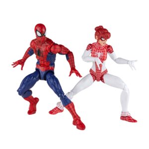 Pack 2 figuras hasbro 15 cm spiderman & spinneret spiderman marvel legends
