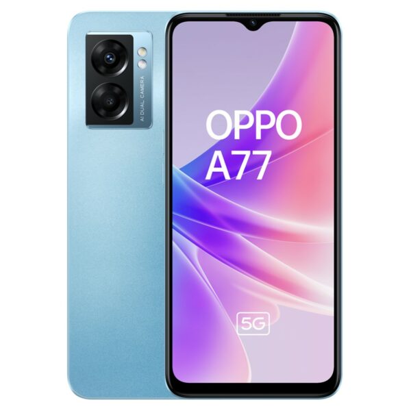 Telefono movil smartphone oppo a77 5g blue - 6.56pulgadas - 128gb rom - 6gb ram - 48 + 2 mpx - 8 mpx - 5000 mah - dual sim