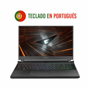 Portatil gigabyte aorus 5 se4 - 73pt213sh i7 - 12700h - 16gb - ssd 512gb - rtx 3070 8gb - 15.6pulgadas - w11h - teclado portugues