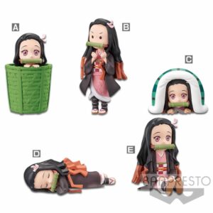 Figura banpresto demon slayer kimetsu no yaiba world collectable nezuko kamado collection unidad aleatoria version ii