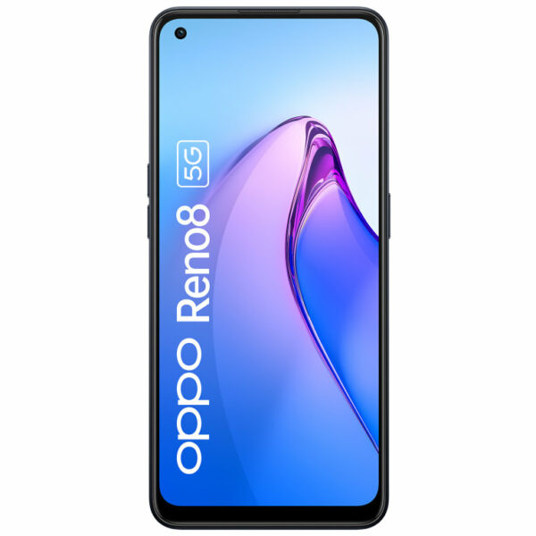 Telefono movil smartphone oppo reno 8 5g black 6.4pulgadas - 256gb rom - 8gb ram - 50 + 8 + 2 mpx - 32 mpx - 4500 mah - dual sim