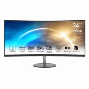 Monitor led 34pulgadas msi mp341cq dp hdmi mm curvo uwqhd