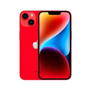 Telefono movil smartphone apple iphone 14 256gb red sin cargador - sin auriculares - a15 bionic - 12mpx - 6.1pulgadas xdr - 5g