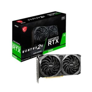 Tarjeta gráfica msi rtx 3060 ventus 2x 8gb oc gddr6 3xdp 1xhdmi 1x8p