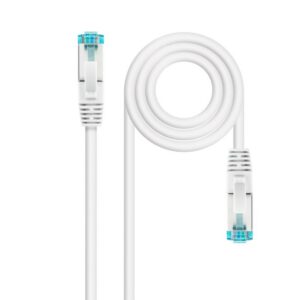 Latiguillo cable red lszh - sftp cat.7 rj45 nanocable 0.30m blanco