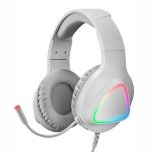 Auriculares mars gaming mh222 rgb blanco jack 3.5mm + usb con microfono compatible con mac - ps4 - ps5 - xbox one - xbox series x - s - nintendo switch - smartphone - tablet