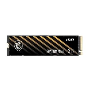 Disco duro interno solido ssd msi spatium m460 2tb m.2 pcie 4.0