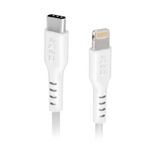Cable usb tipo c a lightning sbs 1m - macho - macho - blanco