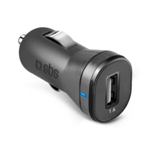 Cargador coche mini sbs 1 x usb 12 - 24v 1000mah