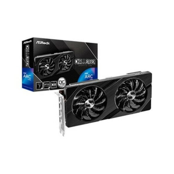 Tarjeta grafica asrock arc a750 challenger d oc 8gb gddr6 2 x dp - 2 x hdmi - 2 x 8p