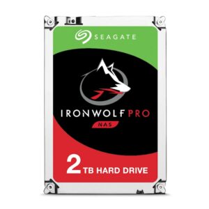 Disco duro interno hdd seagate ironwolf pro nas st2000ne001 2tb 3.5pulgadas 7200rpm - 256mb - sata3