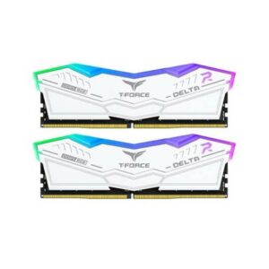 Memoria ddr5 32gb 2 x 16gb teamgroup delta - 5600mhz - pc5 44800 - white rgb - cl32 - 1.2v
