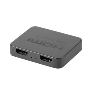 Splitter video lanberg hdmi a 2 x hdmi 4k + micro usb negro