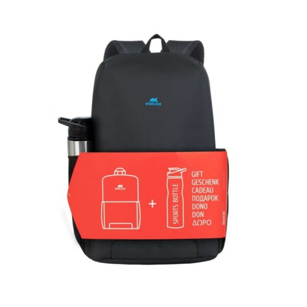 Mochila rivacase 8068 para portatil 15.6pulgadas + botella deportiva
