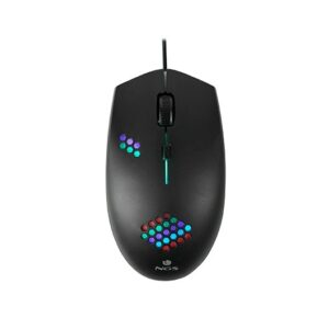 Ratón óptico gaming ngs gmx - 120 negro led 7 colores - cable 1.3m - 2 botones - 1200 dpi