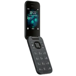 Telefono movil nokia flip negro 2.8pulgadas - 128mb rom - 48mb ram - 0.3mpx - 4g