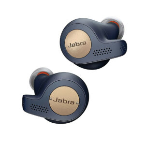 Auriculares inalambricos jabra elite 65t azul y cobre + estuche de carga