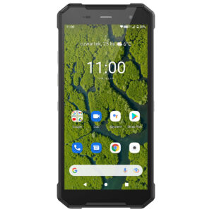 Telefono movil smartphone hammer explorer plus eco black silver 5.7pulgadas - 64gb rom - 4gb ram - 13mpx - 8mpx - 4g - dual sim - huella - negro y plateado