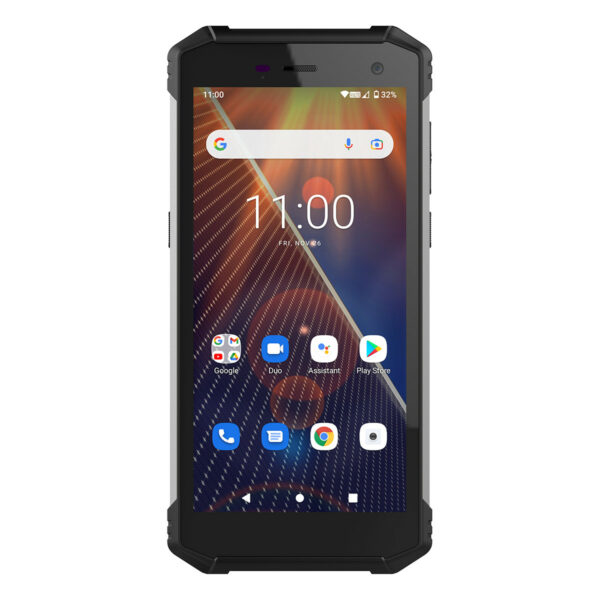 Telefono movil smartphone hammer explorer plus eco black silver 5.5pulgadas - 32gb rom - 3gb ram - 13 mpx - 8 mpx - 4g - dual sim - quad core - negro y plateado