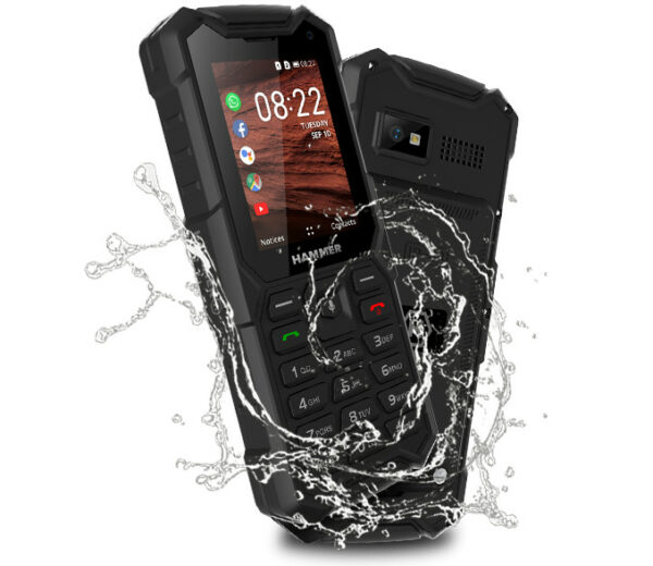 Telefono movil hammer 5 smart 2.4pulgadas - 2mpx - 4g - negro