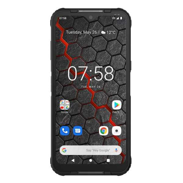 Telefono movil smartphone hammer blade 3 eco black 6.2pulgadas - 64gb rom - 4gb ram - 48mpx - 8mpx - 4g - dual sim - octa core - huella - negro