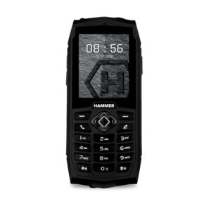Telefono movil hammer 3 negro y plateado 2.4pulgadas - dual - sim - 2g