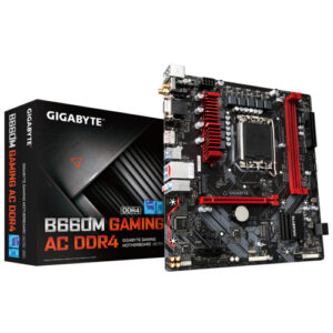 Placa base gigabyte b660m gaming ac matx 1700 2xddr4